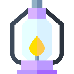 Lámpara de queroseno icono