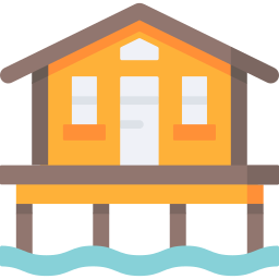 Beach house icon