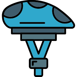 Bike helmet icon