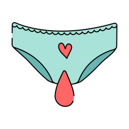 Menstrual pants icon
