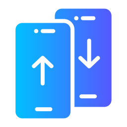 transferencia móvil icono