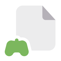 carpeta del juego icono