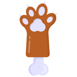 Dog bone icon