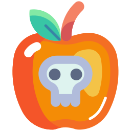 Poisoned apple icon