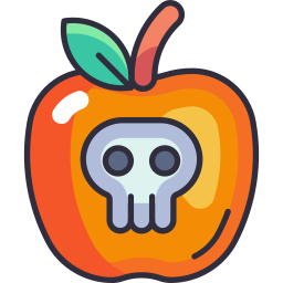 Poisoned apple icon