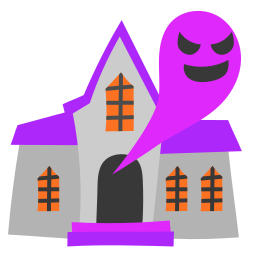 Abandoned house icon