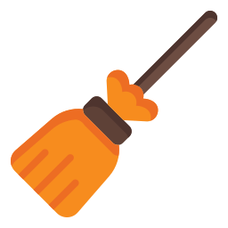 Flying broom icon
