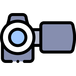 videocámara icono