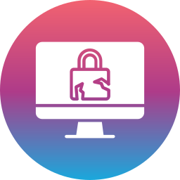 Security breach icon