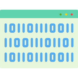 Binary code icon