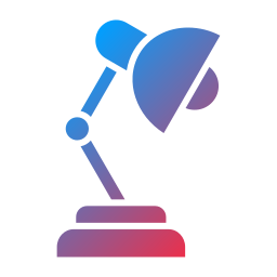 Desk lamp icon