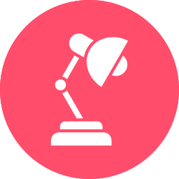 Desk lamp icon