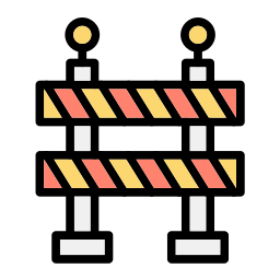 Road Barrier icon