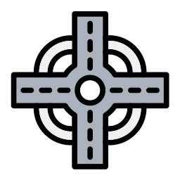 道路交差点 icon