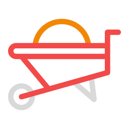 Wheelbarrow icon