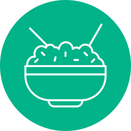 Rice bowl icon