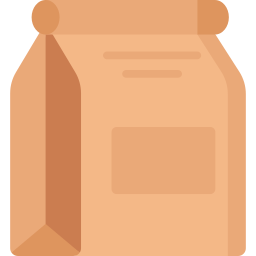 bolsa de papel icono