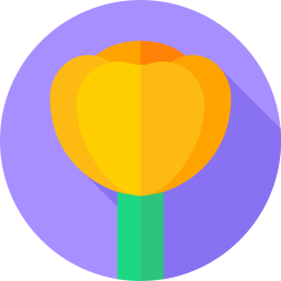 tulipán icono