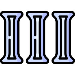 romeinse cijfers icoon