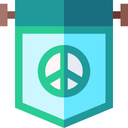 drapeau de la paix Icône