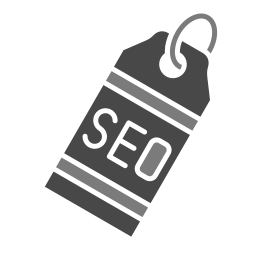 etiqueta seo icono