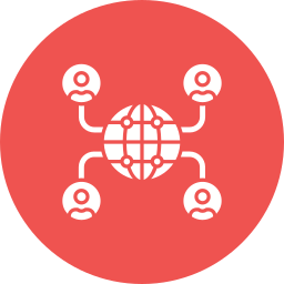 globales netzwerk icon