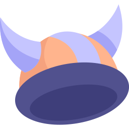 Viking helmet icon