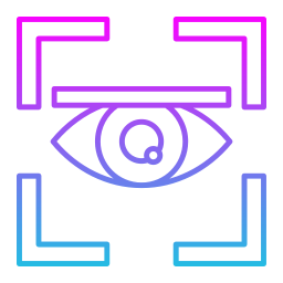 scanner oculaire Icône