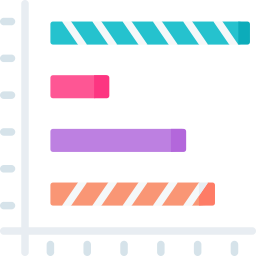 diagramme à bandes Icône