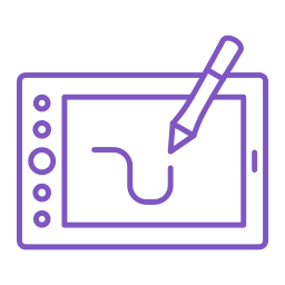 Pen tablet icon