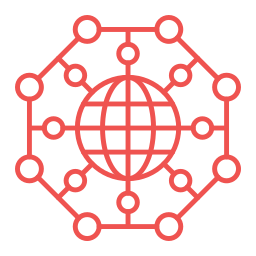 globales netzwerk icon