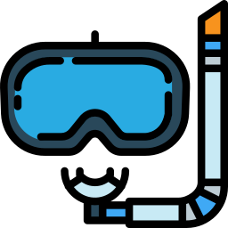 Diving mask icon