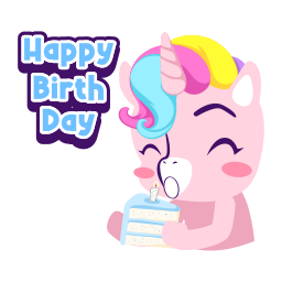 happy birthday sticker
