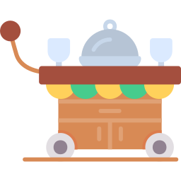 Food cart icon