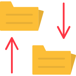 partage de fichiers Icône