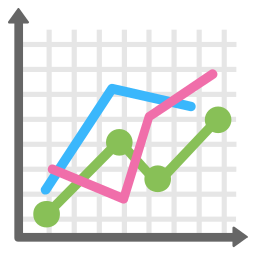 l'analyse des données Icône