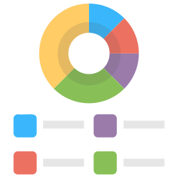 donut-diagram icoon