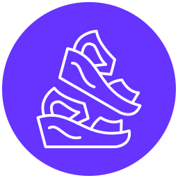 Wedge heel icon