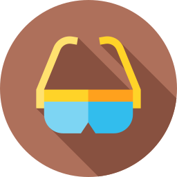 lentes de seguridad icono