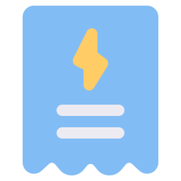 Electricity bill icon