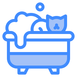 Cat bath icon