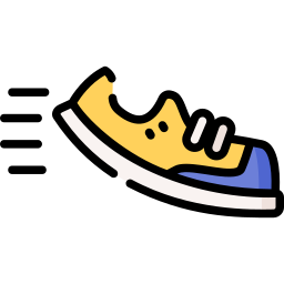 Running shoes icon