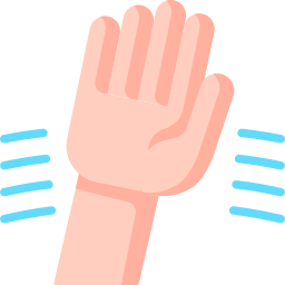 手を振る icon