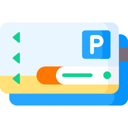 Parking ticket icon