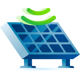 Solar panel icon