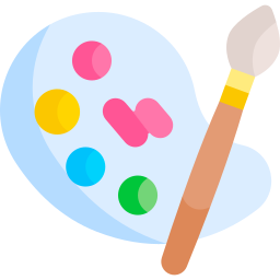 schilder palet icoon