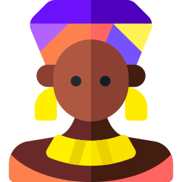 femme africaine Icône