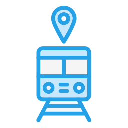 stazione ferroviaria icona