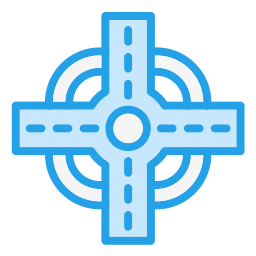 도로 교차로 icon