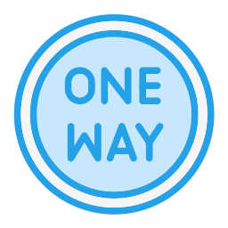 One way icon